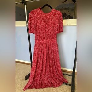 Vintage Karin Stevens Petite Red Dress